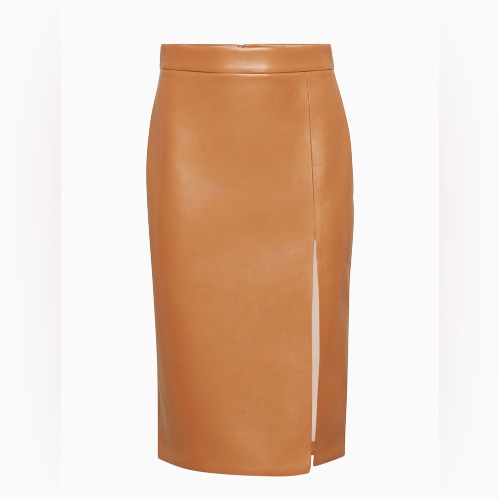 Wilfred High-waisted Vegan Leather pencil skirt